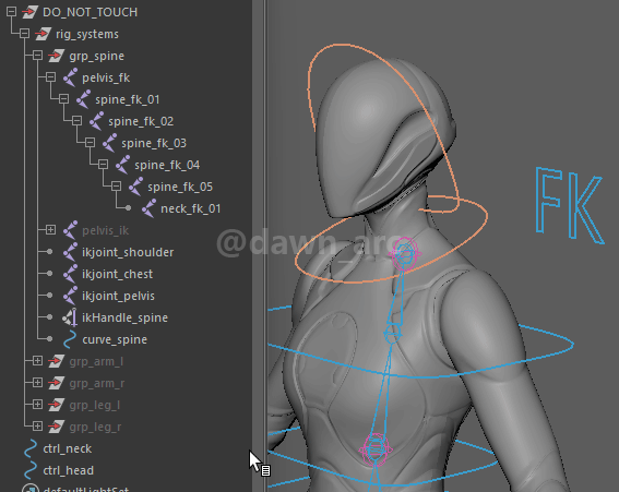 [Maya]Rigging 11 - Neck and Head